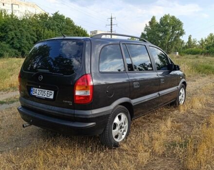 Черный Опель Зафира, объемом двигателя 1.8 л и пробегом 212 тыс. км за 4100 $, фото 2 на Automoto.ua