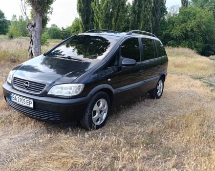 Черный Опель Зафира, объемом двигателя 1.8 л и пробегом 212 тыс. км за 4100 $, фото 1 на Automoto.ua