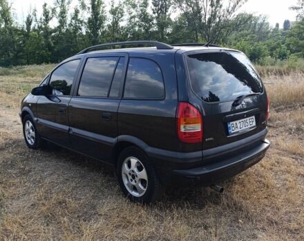 Черный Опель Зафира, объемом двигателя 1.8 л и пробегом 212 тыс. км за 4100 $, фото 3 на Automoto.ua