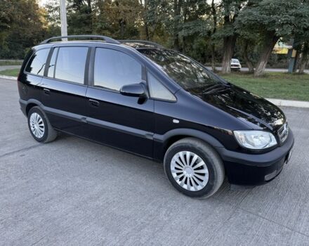 Чорний Опель Зафіра, об'ємом двигуна 1.8 л та пробігом 218 тис. км за 4200 $, фото 4 на Automoto.ua