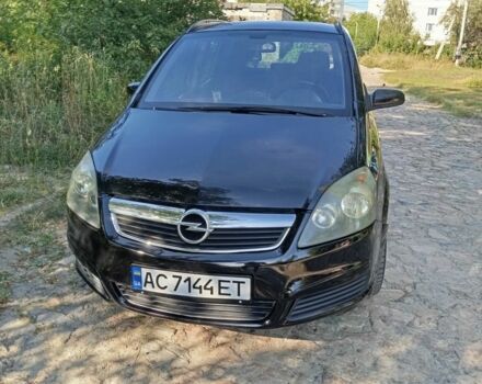 Чорний Опель Зафіра, об'ємом двигуна 1.9 л та пробігом 320 тис. км за 5000 $, фото 20 на Automoto.ua