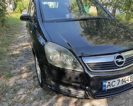 Чорний Опель Зафіра, об'ємом двигуна 1.9 л та пробігом 320 тис. км за 5000 $, фото 19 на Automoto.ua