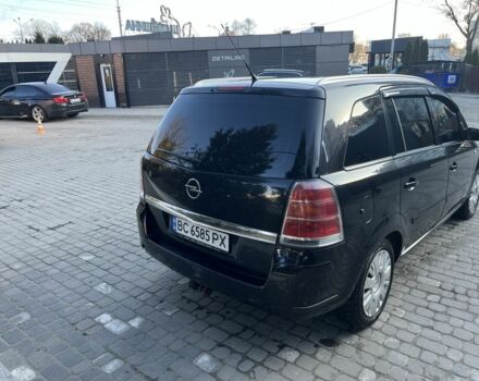 Черный Опель Зафира, объемом двигателя 1.6 л и пробегом 250 тыс. км за 6300 $, фото 12 на Automoto.ua