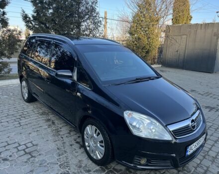 Черный Опель Зафира, объемом двигателя 1.6 л и пробегом 250 тыс. км за 6300 $, фото 4 на Automoto.ua
