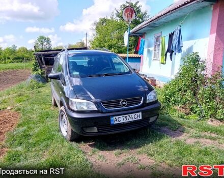 Чорний Опель Зафіра, об'ємом двигуна 1.8 л та пробігом 379 тис. км за 4200 $, фото 1 на Automoto.ua