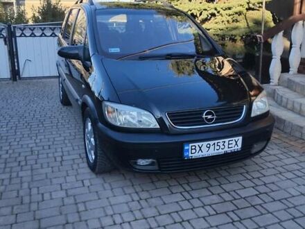 Черный Опель Зафира, объемом двигателя 2 л и пробегом 349 тыс. км за 3999 $, фото 1 на Automoto.ua