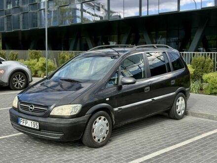 Чорний Опель Зафіра, об'ємом двигуна 2 л та пробігом 285 тис. км за 1600 $, фото 1 на Automoto.ua