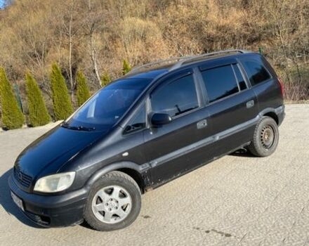 Чорний Опель Зафіра, об'ємом двигуна 2 л та пробігом 321 тис. км за 1900 $, фото 1 на Automoto.ua