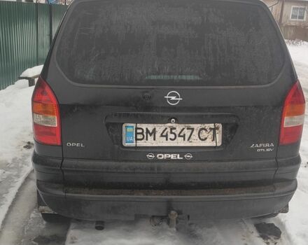 Чорний Опель Зафіра, об'ємом двигуна 2 л та пробігом 380 тис. км за 2700 $, фото 1 на Automoto.ua
