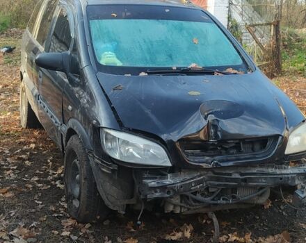 Чорний Опель Зафіра, об'ємом двигуна 2 л та пробігом 46 тис. км за 1500 $, фото 1 на Automoto.ua