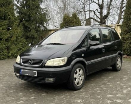 Черный Опель Зафира, объемом двигателя 1.8 л и пробегом 280 тыс. км за 2600 $, фото 1 на Automoto.ua