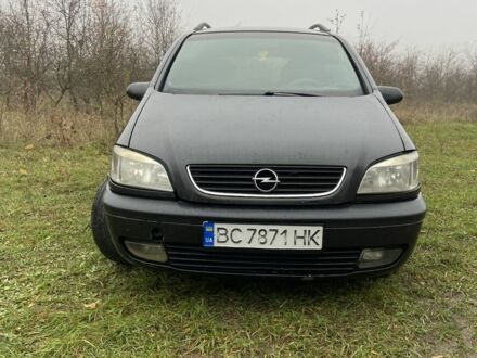 Черный Опель Зафира, объемом двигателя 2 л и пробегом 340 тыс. км за 3300 $, фото 1 на Automoto.ua