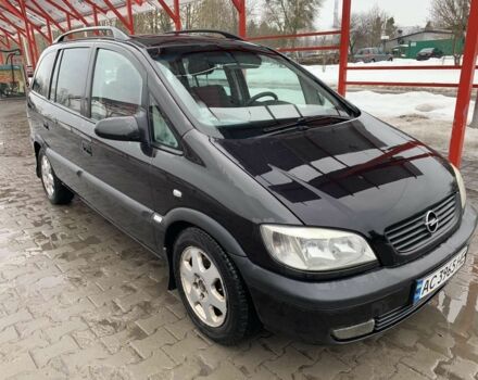 Черный Опель Зафира, объемом двигателя 2.2 л и пробегом 300 тыс. км за 2850 $, фото 1 на Automoto.ua