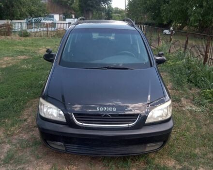 Черный Опель Зафира, объемом двигателя 2 л и пробегом 380 тыс. км за 3500 $, фото 1 на Automoto.ua