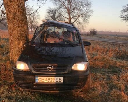 Чорний Опель Зафіра, об'ємом двигуна 2 л та пробігом 280 тис. км за 1767 $, фото 1 на Automoto.ua