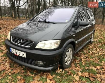 Черный Опель Зафира, объемом двигателя 1.8 л и пробегом 253 тыс. км за 4700 $, фото 1 на Automoto.ua