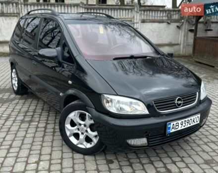 Черный Опель Зафира, объемом двигателя 1.8 л и пробегом 193 тыс. км за 3500 $, фото 1 на Automoto.ua