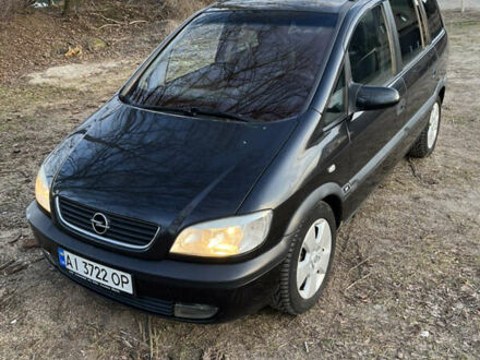 Опель Зафира 2001 в Броварах на Automoto.ua Черный Опель Зафира, объемом двигателя 2 л и пробегом 350 тыс. км за 4200 $, фото 1 на Automoto.ua