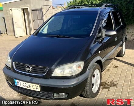 Чорний Опель Зафіра, об'ємом двигуна 2 л та пробігом 340 тис. км за 4500 $, фото 1 на Automoto.ua