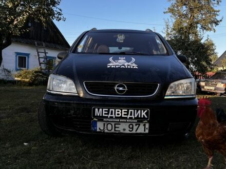 Опель Зафира 2001 в Владимирце на Automoto.ua Черный Опель Зафира, объемом двигателя 2 л и пробегом 150 тыс. км за 1500 $, фото 1 на Automoto.ua