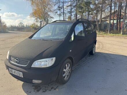 Чорний Опель Зафіра, об'ємом двигуна 2 л та пробігом 280 тис. км за 1400 $, фото 1 на Automoto.ua