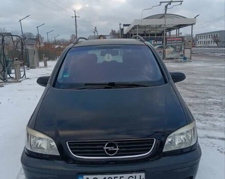 Черный Опель Зафира, объемом двигателя 2 л и пробегом 340 тыс. км за 3500 $, фото 1 на Automoto.ua