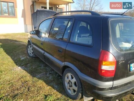 Опель Зафіра 2002 у Івано-Франківську на Automoto.ua Чорний Опель Зафіра, об'ємом двигуна 2.2 л та пробігом 461 тис. км за 4000 $, фото 1 на Automoto.ua