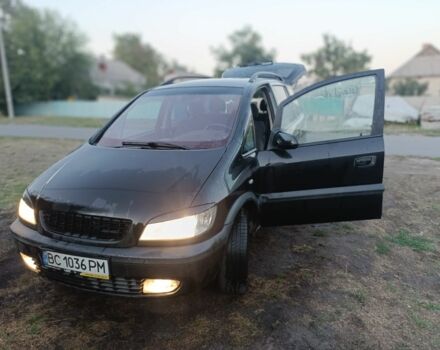 Черный Опель Зафира, объемом двигателя 2 л и пробегом 304 тыс. км за 3800 $, фото 1 на Automoto.ua