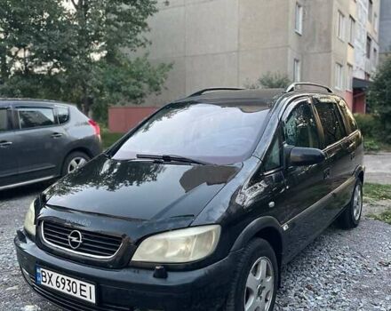 Чорний Опель Зафіра, об'ємом двигуна 2 л та пробігом 350 тис. км за 2800 $, фото 1 на Automoto.ua