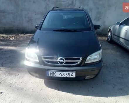 Чорний Опель Зафіра, об'ємом двигуна 2 л та пробігом 443 тис. км за 3000 $, фото 1 на Automoto.ua