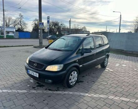 Чорний Опель Зафіра, об'ємом двигуна 2 л та пробігом 200 тис. км за 3900 $, фото 1 на Automoto.ua