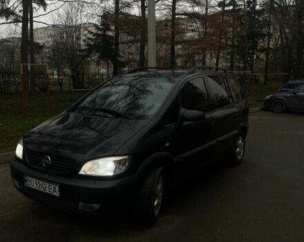 Черный Опель Зафира, объемом двигателя 2.2 л и пробегом 280 тыс. км за 3700 $, фото 1 на Automoto.ua