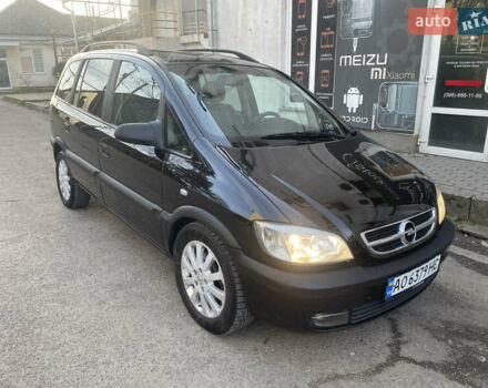 Черный Опель Зафира, объемом двигателя 2 л и пробегом 400 тыс. км за 4000 $, фото 1 на Automoto.ua