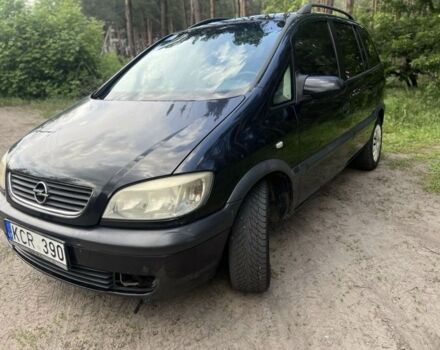 Черный Опель Зафира, объемом двигателя 2 л и пробегом 2 тыс. км за 1500 $, фото 1 на Automoto.ua
