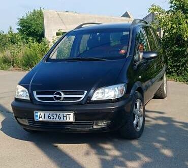 Черный Опель Зафира, объемом двигателя 2.2 л и пробегом 236 тыс. км за 3700 $, фото 1 на Automoto.ua