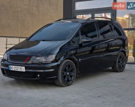 Черный Опель Зафира, объемом двигателя 2 л и пробегом 296 тыс. км за 3999 $, фото 1 на Automoto.ua