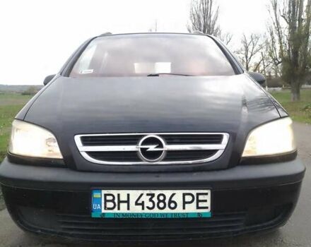 Чорний Опель Зафіра, об'ємом двигуна 2 л та пробігом 360 тис. км за 2550 $, фото 1 на Automoto.ua