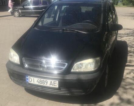 Черный Опель Зафира, объемом двигателя 2 л и пробегом 250 тыс. км за 3900 $, фото 1 на Automoto.ua