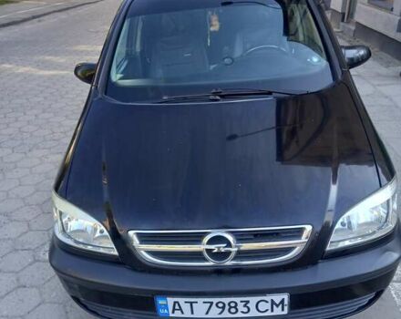 Черный Опель Зафира, объемом двигателя 2.2 л и пробегом 310 тыс. км за 4500 $, фото 1 на Automoto.ua