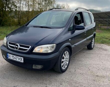 Черный Опель Зафира, объемом двигателя 2 л и пробегом 270 тыс. км за 2850 $, фото 1 на Automoto.ua