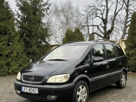 Черный Опель Зафира, объемом двигателя 1.8 л и пробегом 290 тыс. км за 1550 $, фото 1 на Automoto.ua