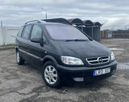 Черный Опель Зафира, объемом двигателя 2 л и пробегом 287 тыс. км за 2450 $, фото 1 на Automoto.ua