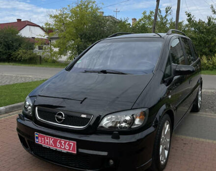 Чорний Опель Зафіра, об'ємом двигуна 2 л та пробігом 179 тис. км за 6500 $, фото 1 на Automoto.ua