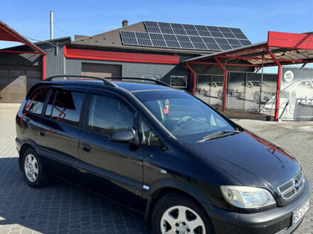 Черный Опель Зафира, объемом двигателя 2 л и пробегом 264 тыс. км за 4200 $, фото 1 на Automoto.ua