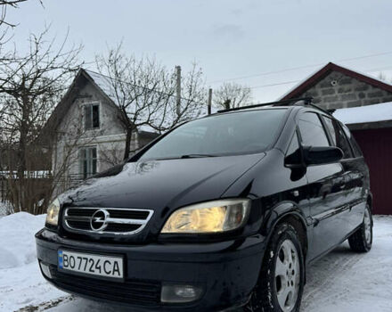 Черный Опель Зафира, объемом двигателя 2 л и пробегом 276 тыс. км за 4550 $, фото 1 на Automoto.ua