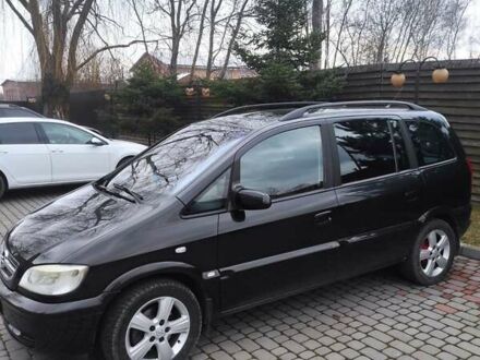 Черный Опель Зафира, объемом двигателя 1.6 л и пробегом 289 тыс. км за 4500 $, фото 1 на Automoto.ua