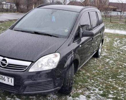 Черный Опель Зафира, объемом двигателя 2.2 л и пробегом 262 тыс. км за 5000 $, фото 1 на Automoto.ua