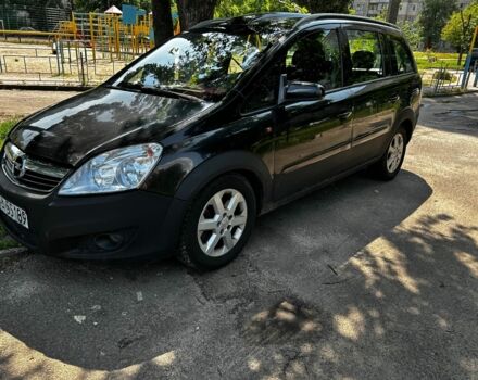 Черный Опель Зафира, объемом двигателя 1.9 л и пробегом 223 тыс. км за 2700 $, фото 1 на Automoto.ua