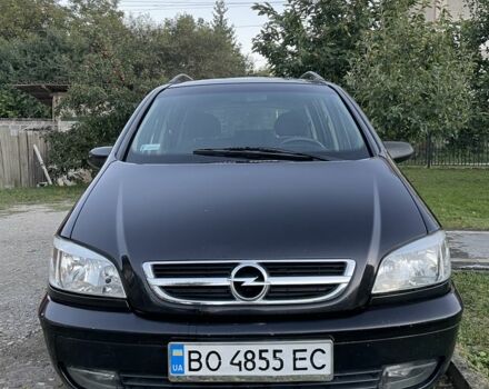 Чорний Опель Зафіра, об'ємом двигуна 2 л та пробігом 251 тис. км за 3500 $, фото 1 на Automoto.ua