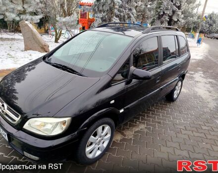 Черный Опель Зафира, объемом двигателя 1.8 л и пробегом 209 тыс. км за 4300 $, фото 1 на Automoto.ua